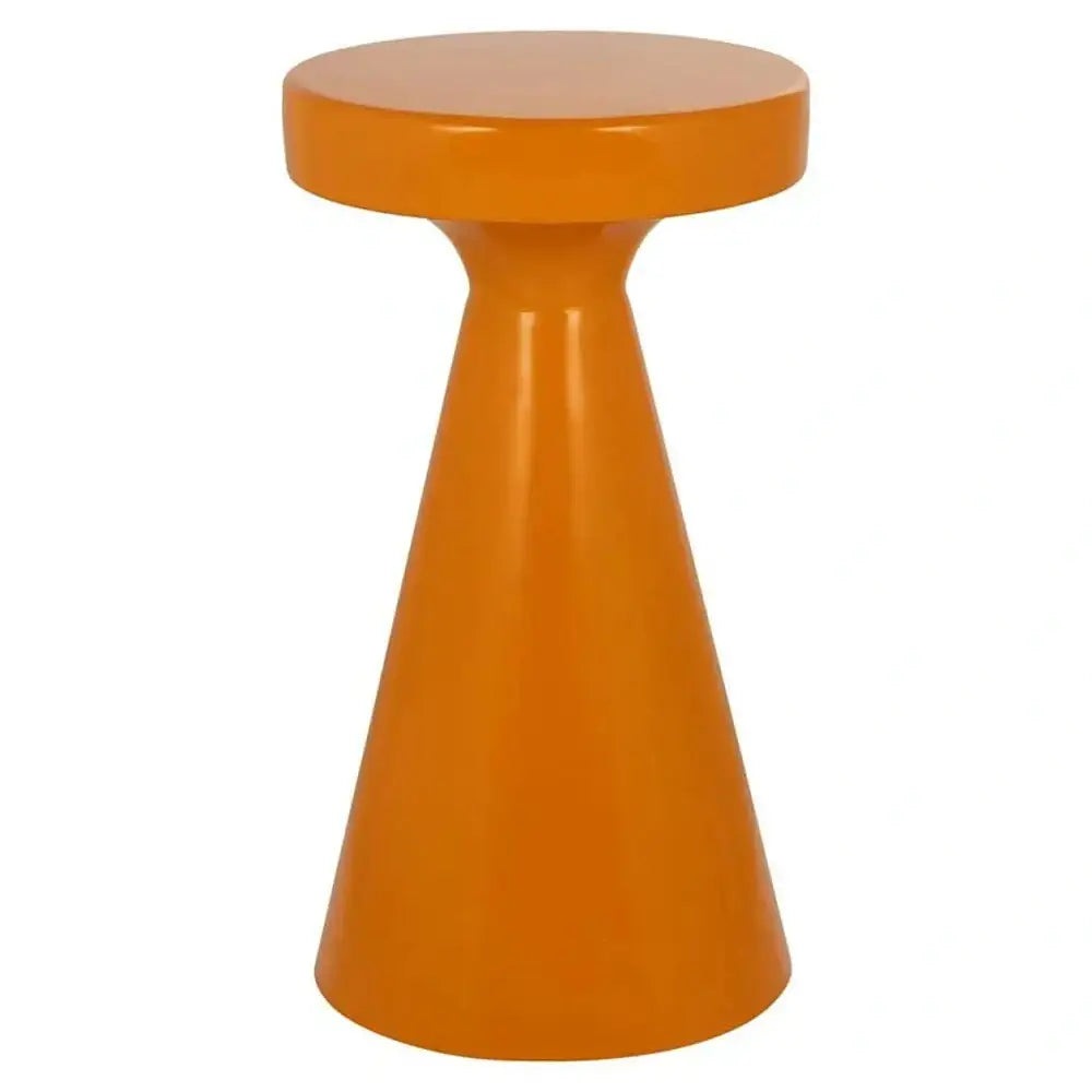 Product photograph of Richmond Interiors Kimble Side Table In Orange Large from Olivia's.