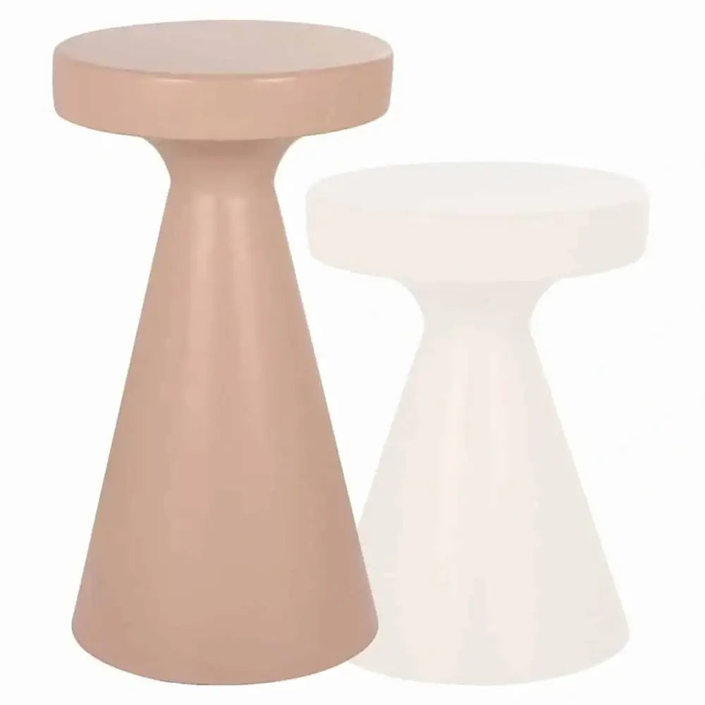 Product photograph of Richmond Interiors Kimble Side Table In Pink Small from Olivia's.