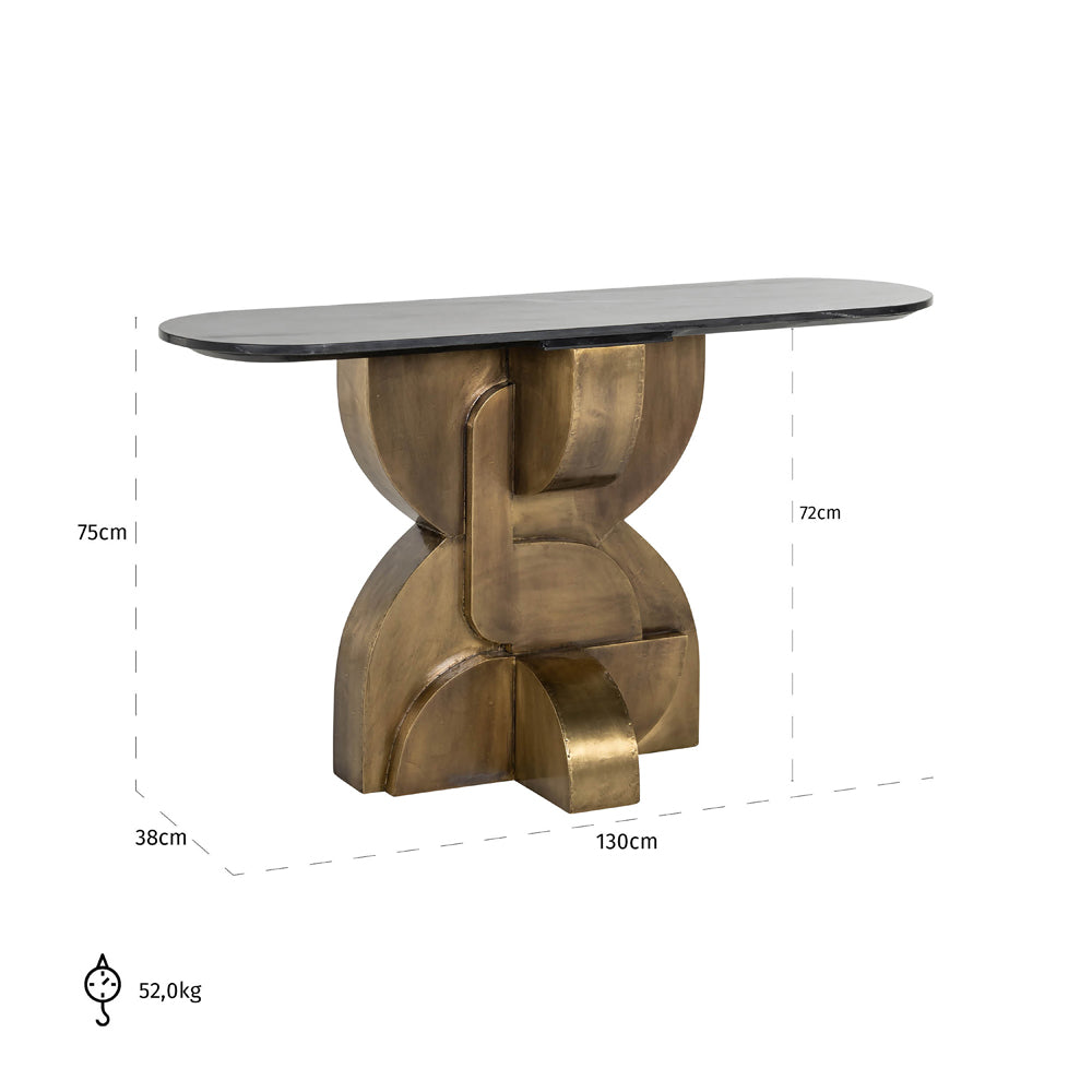 Product photograph of Richmond Interiors Maddox Console Table from Olivia's.