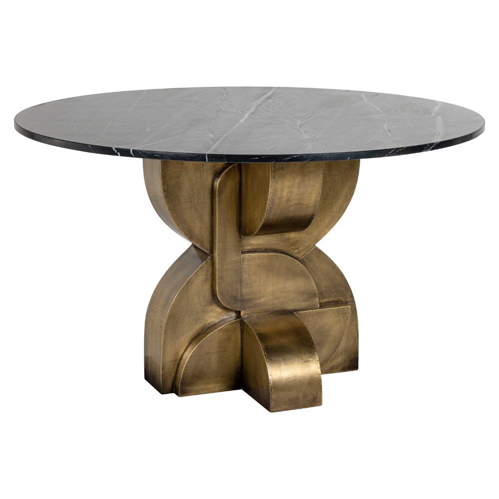 Product photograph of Richmond Interiors Maddox 130cm Round Dining Table from Olivia's