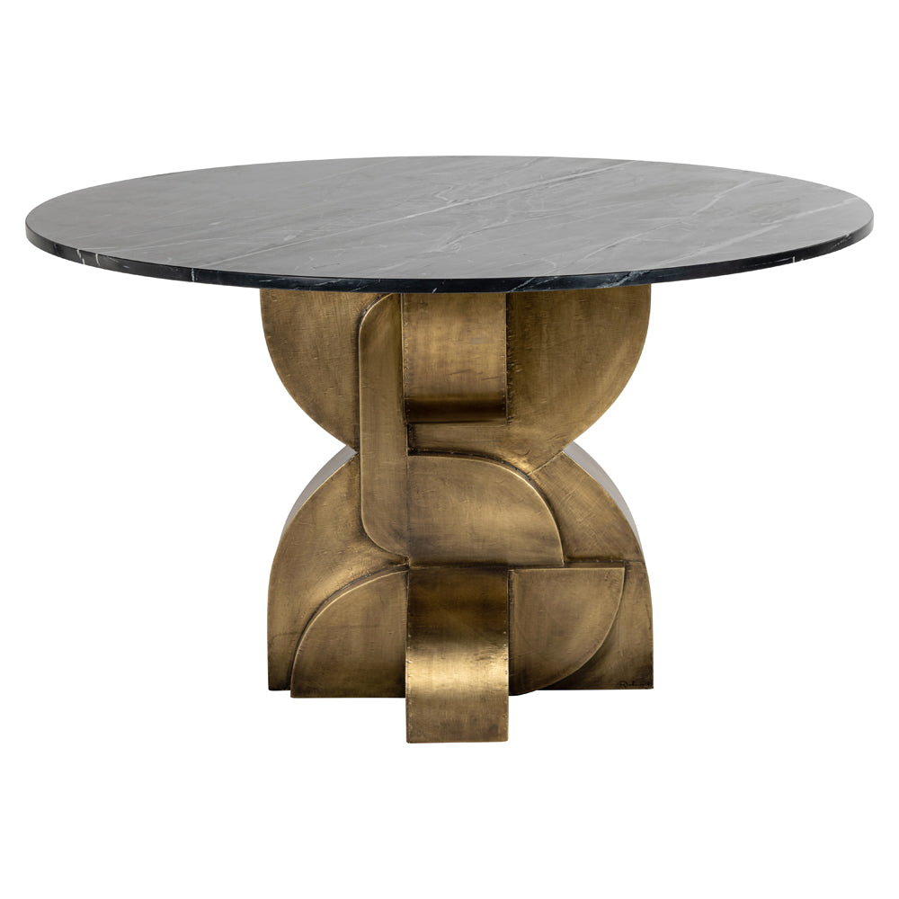 Product photograph of Richmond Interiors Maddox 130cm Round Dining Table from Olivia's.