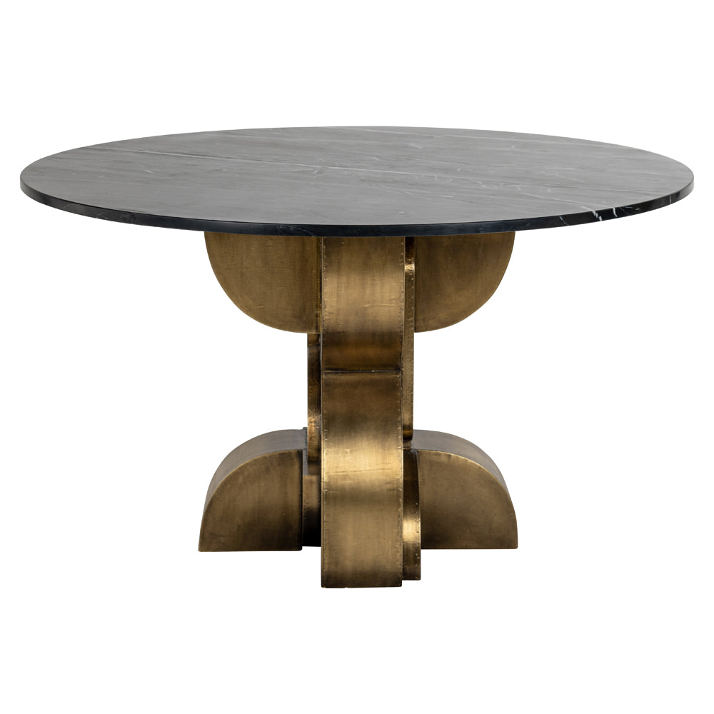 Product photograph of Richmond Interiors Maddox 130cm Round Dining Table from Olivia's.