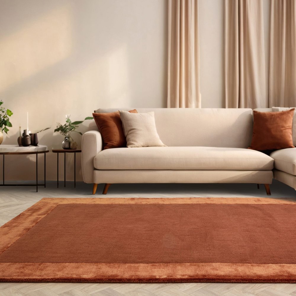 Product photograph of Asiatic Carpets Ascot Rug Rust 120x170cm from Olivia's.