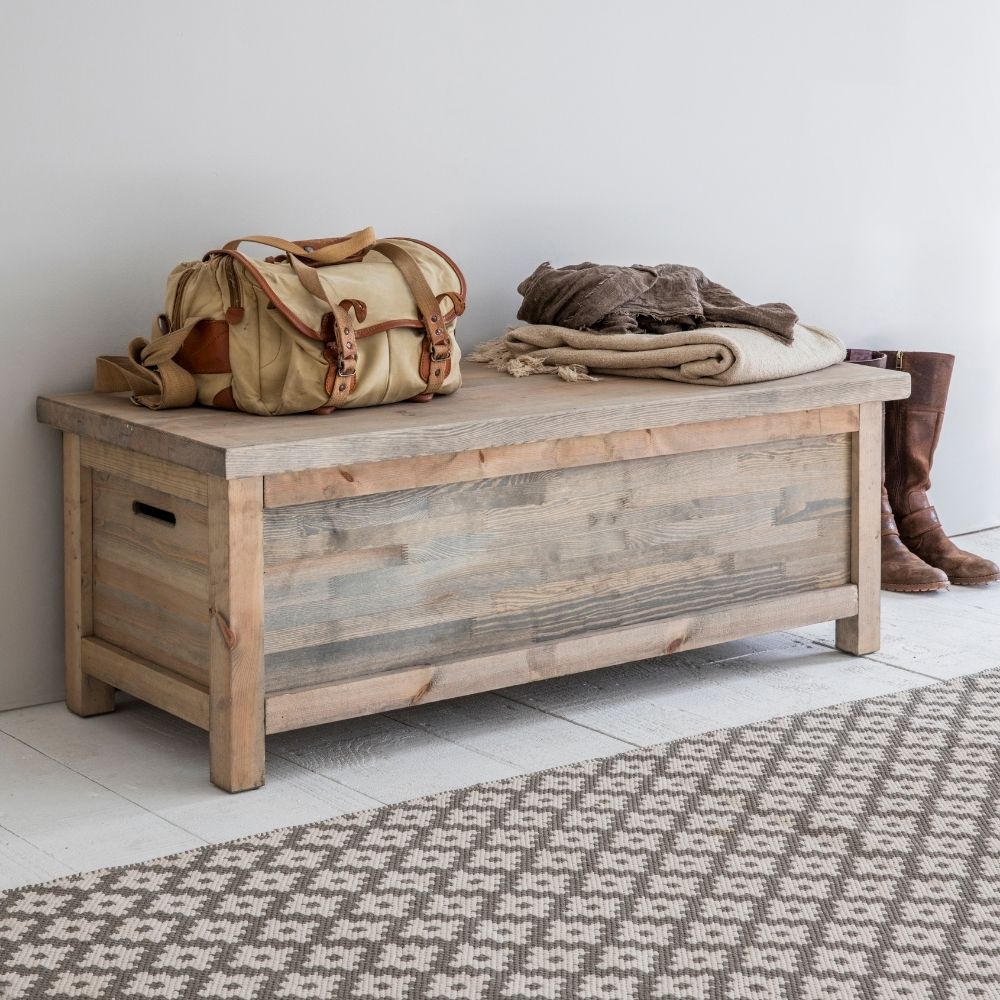 Product photograph of Garden Trading Aldsworth Hallway Bench Box from Olivia's
