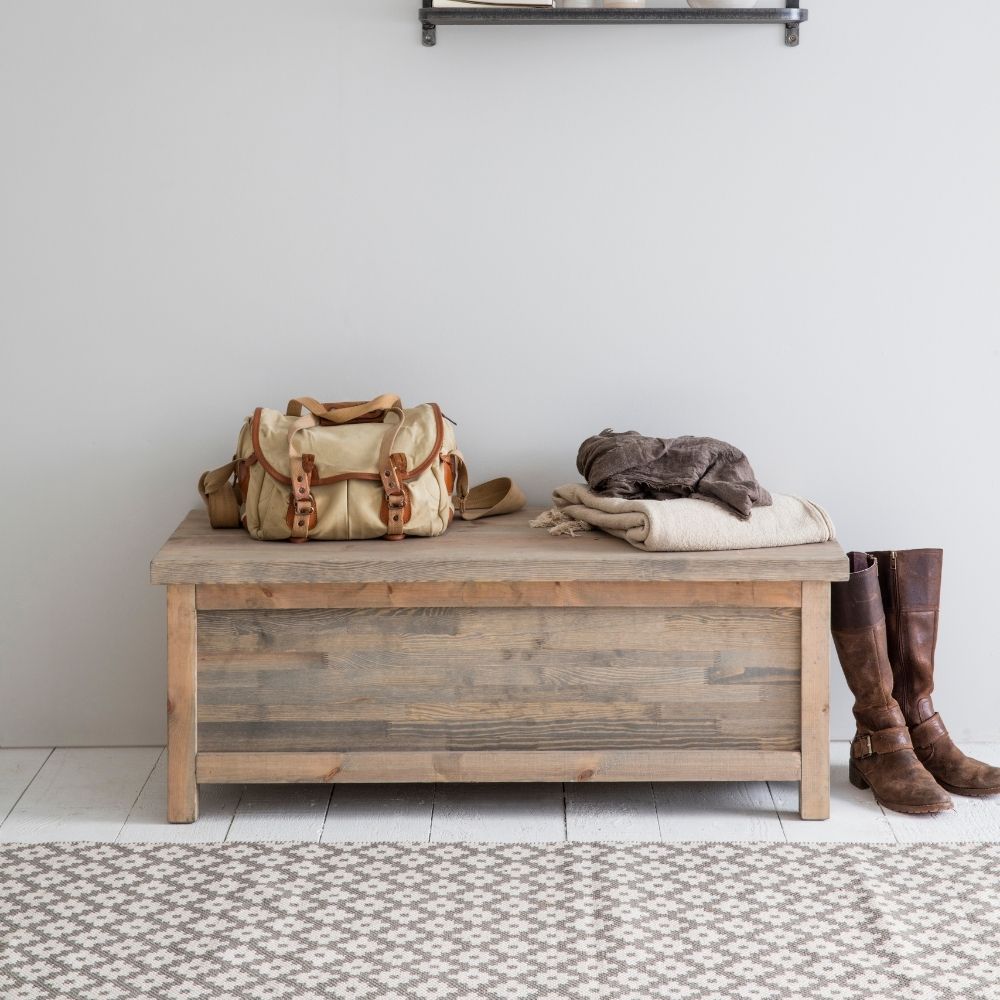 Product photograph of Garden Trading Aldsworth Hallway Bench Box from Olivia's.