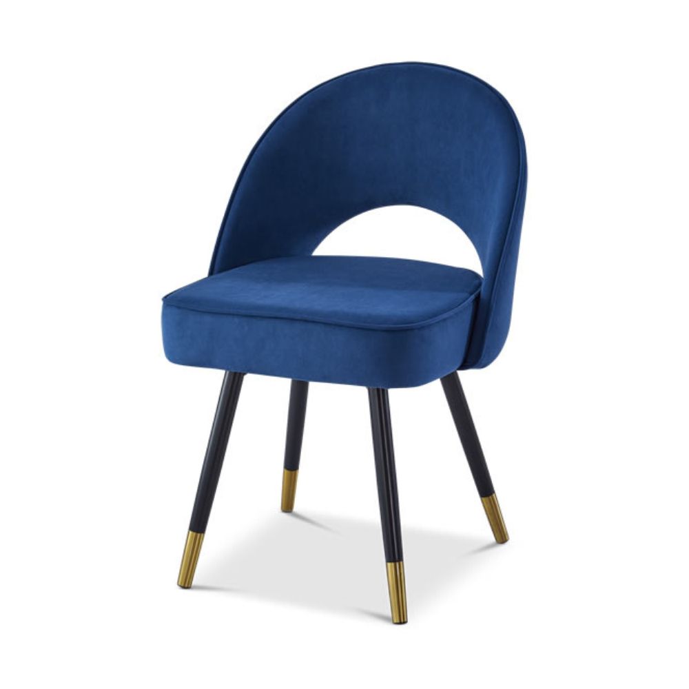 Berkeley Designs Hoxton Dining Chair In Blue Set Of 2