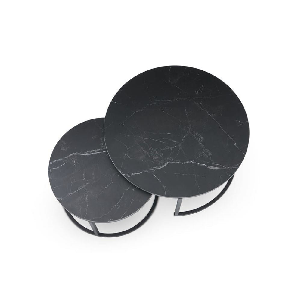 Product photograph of Berkeley Designs Soho Nested Coffee Table In Black from Olivia's.