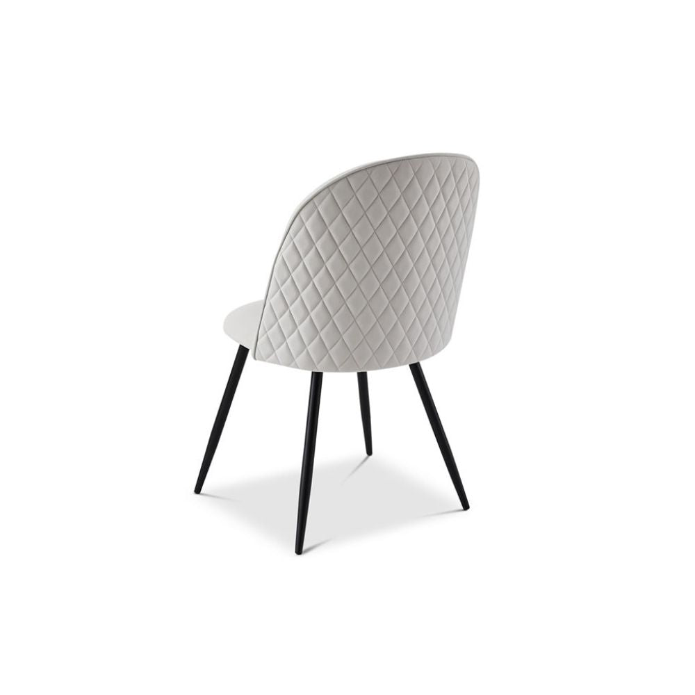 Product photograph of Berkeley Designs Soho Dining Chair In Cream Set Of 2 from Olivia's.