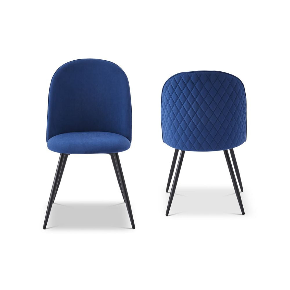 Product photograph of Berkeley Designs Soho Dining Chair In Blue Set Of 2 from Olivia's.