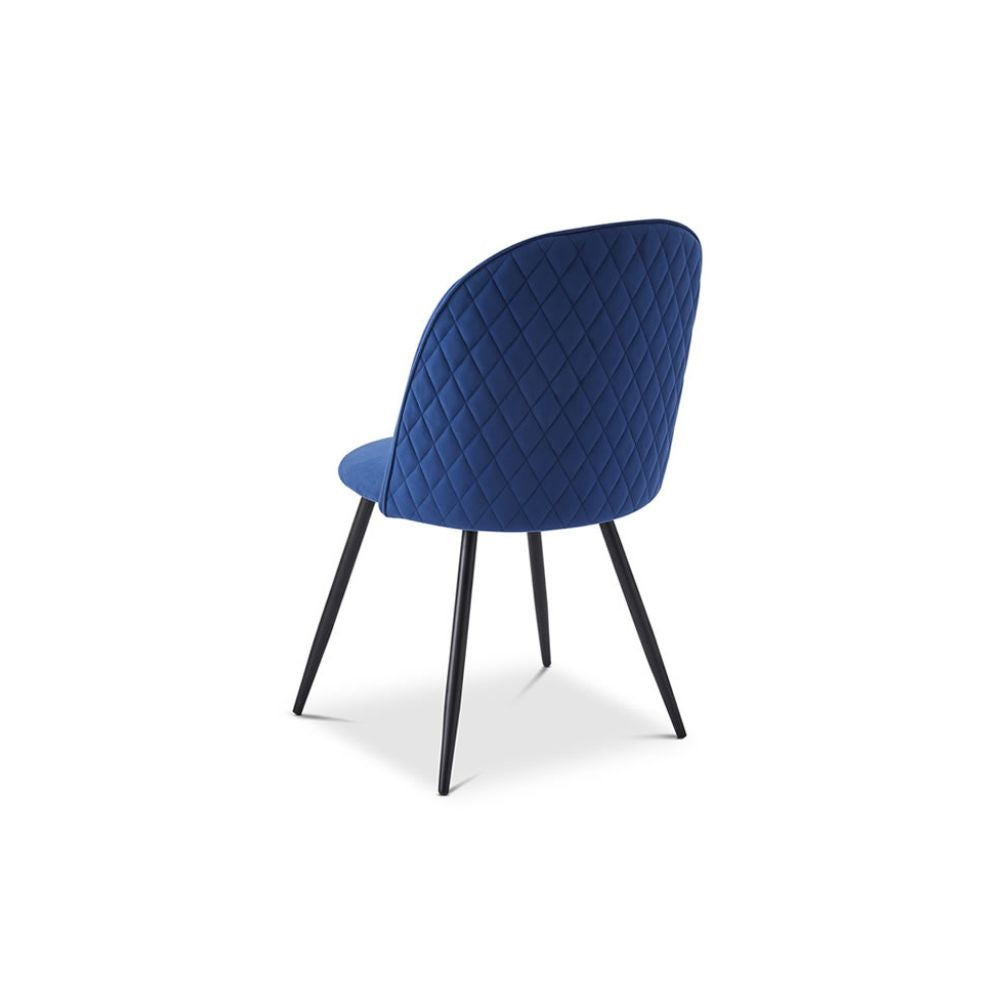 Product photograph of Berkeley Designs Soho Dining Chair In Blue Set Of 2 from Olivia's.