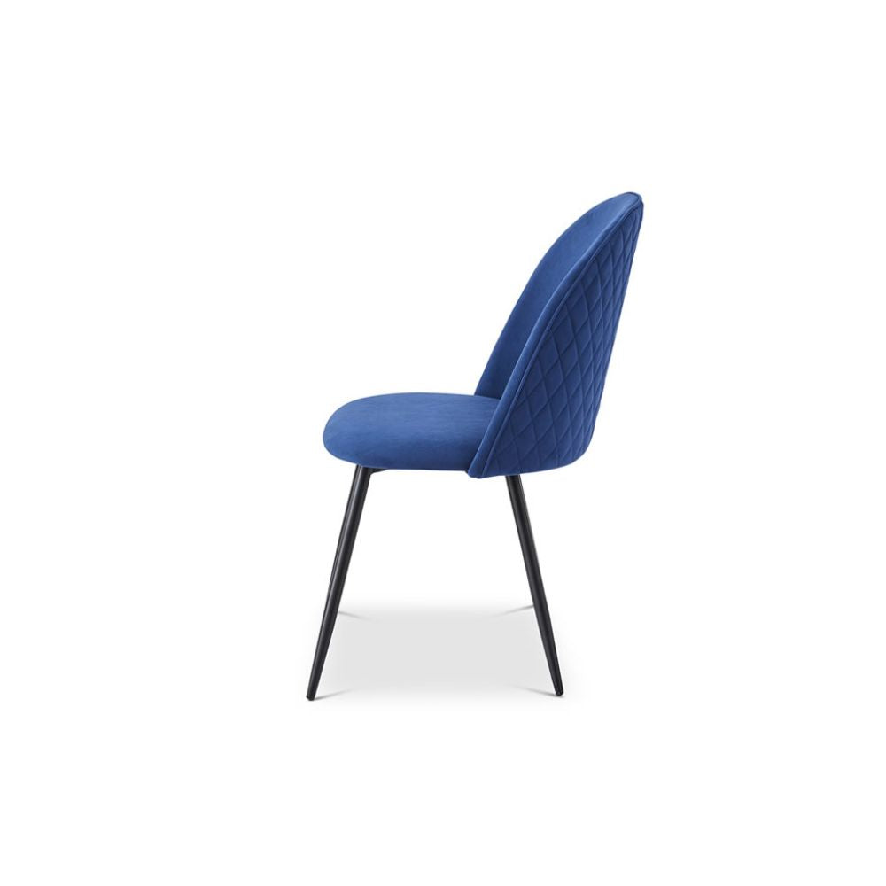 Product photograph of Berkeley Designs Soho Dining Chair In Blue Set Of 2 from Olivia's
