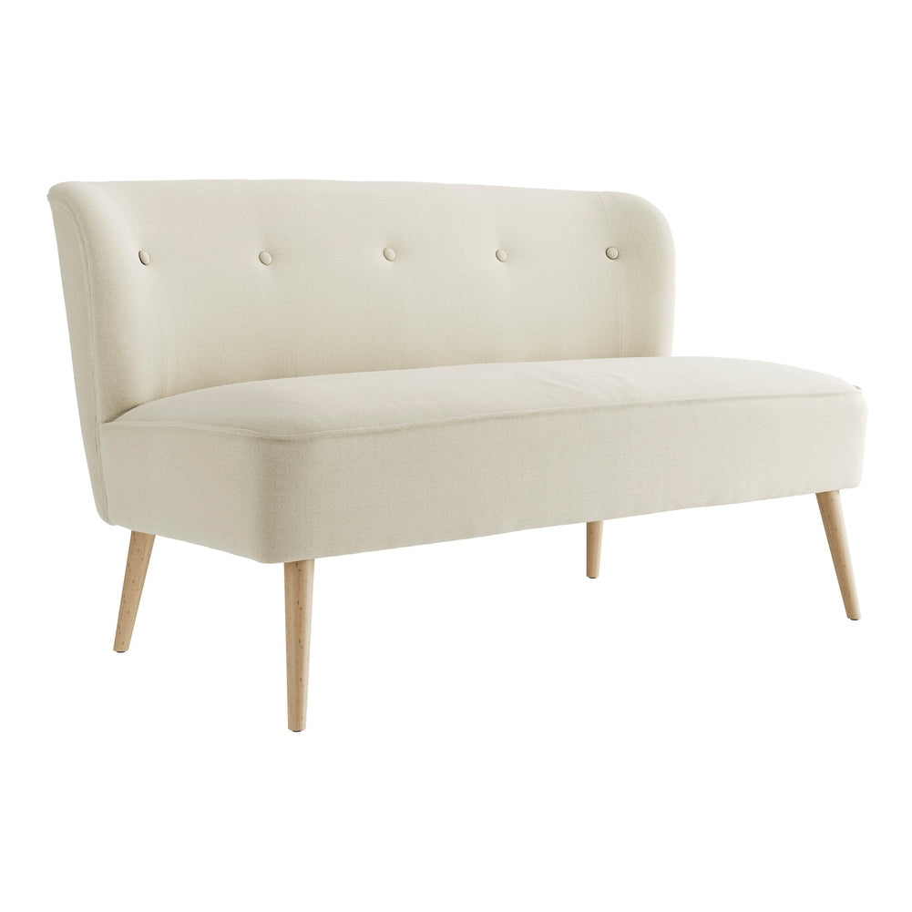 Oco Cotswold 2 Seater Sofa In Sand Blonde Wood