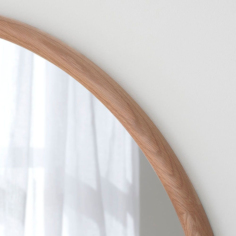 Product photograph of Olivia S Astral Full Length Mirror In Natural Finish from Olivia's.