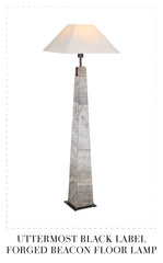 UTTERMOST BLACK LABEL FORGED BEACON FLOOR LAMP
