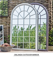  Gallery Interiors Orlanda Outdoor Mirror