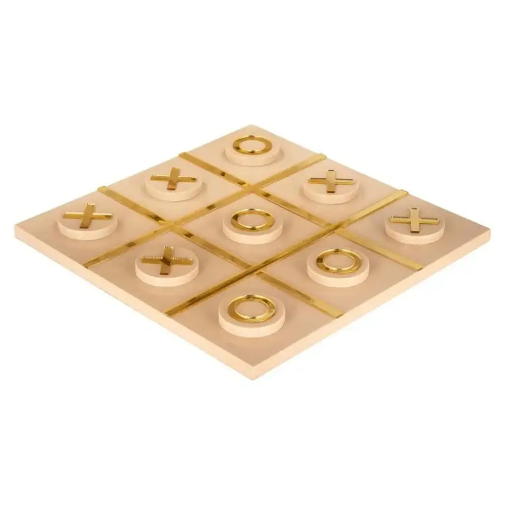 Product photograph of Richmond Interiors Blissey Tic Tac Toe In Beige from Olivia's.