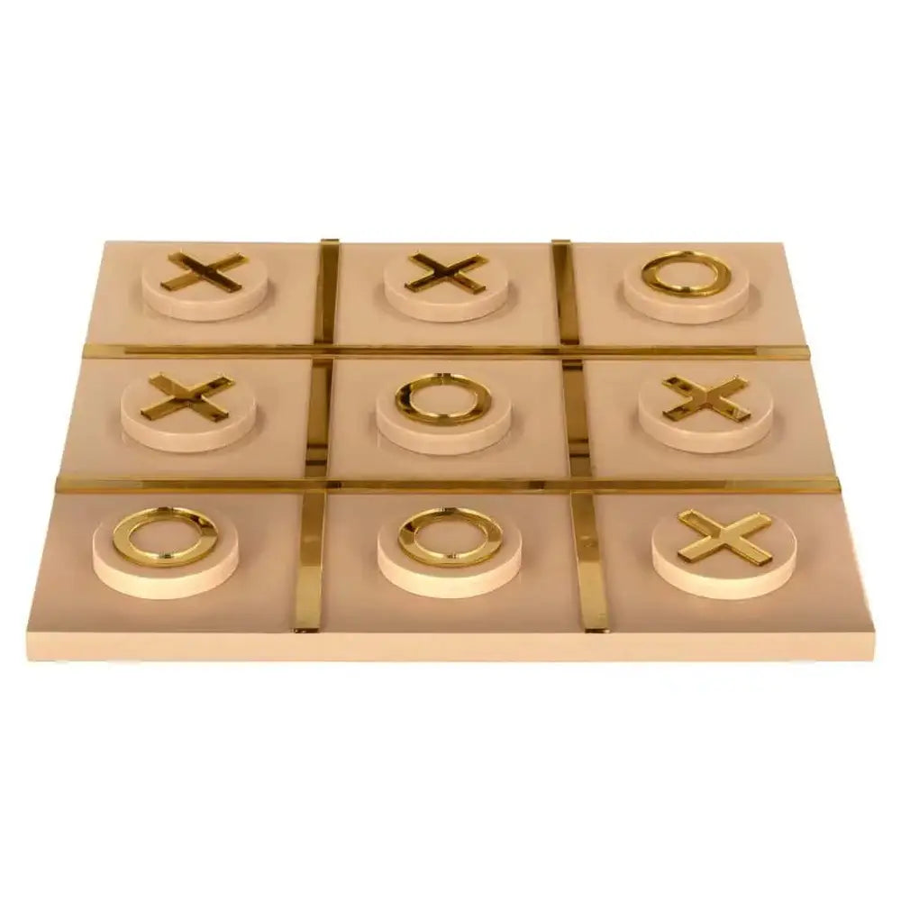 Product photograph of Richmond Interiors Blissey Tic Tac Toe In Beige from Olivia's