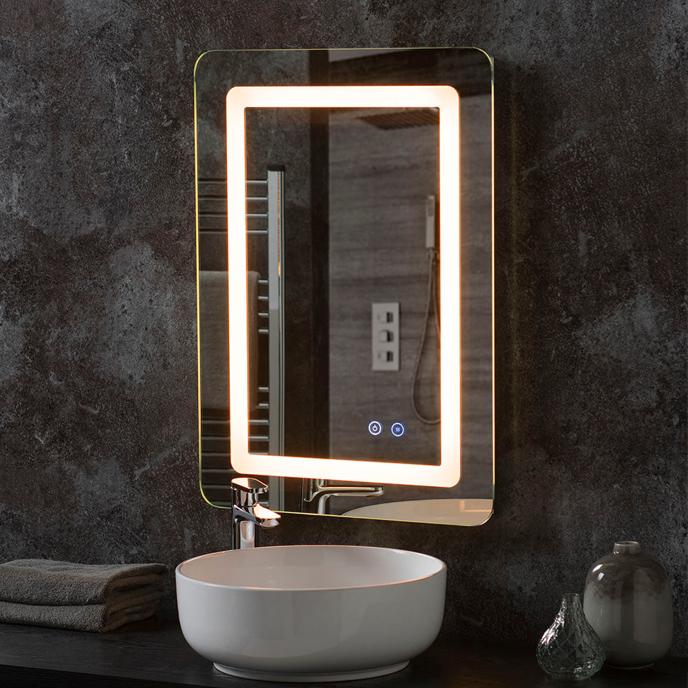 Product photograph of Olivia S Colorado Led Portrait Bathroom Mirror from Olivia's.