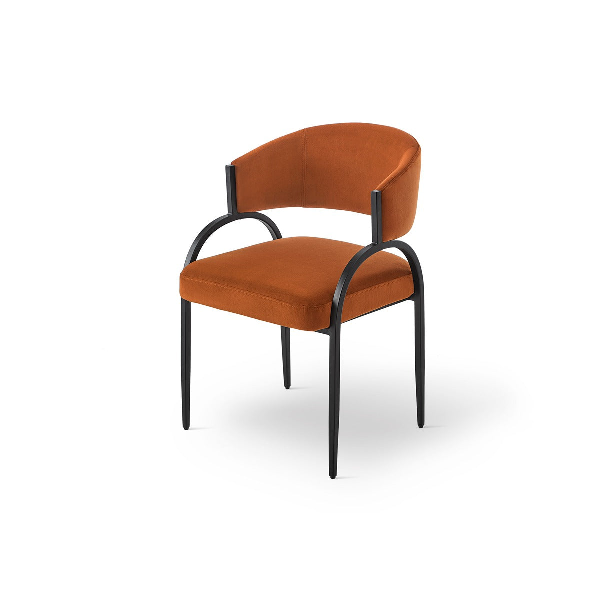 Product photograph of Liang Eimil Pavilion Dining Chair Crib 5 - Megan Oxide Matt Black from Olivia's.