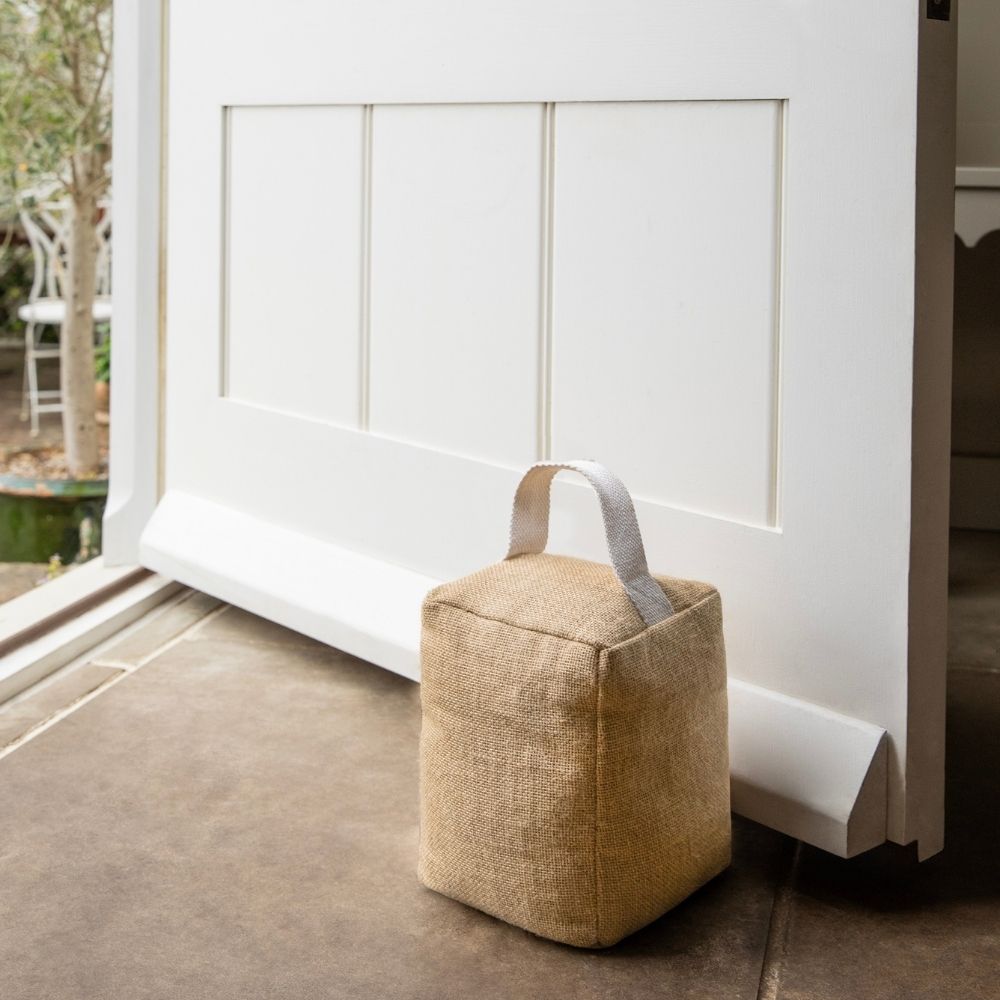 Product photograph of Garden Trading Jute Door Stop In Natural from Olivia's.