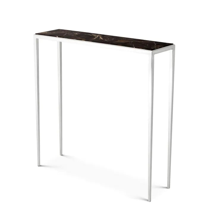 Eichholtz Henley Console Table In Nickel Finish