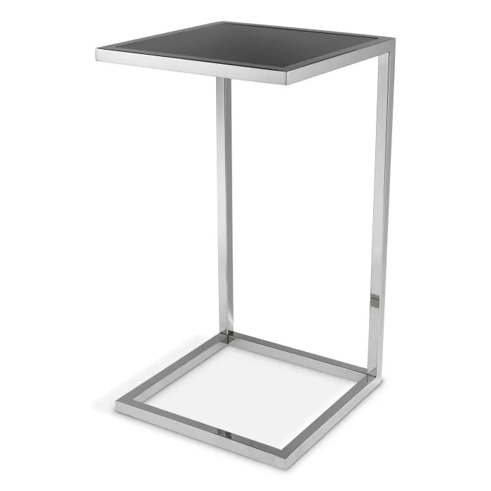 Eichholtz Galleria Side Table In Nickel Finish
