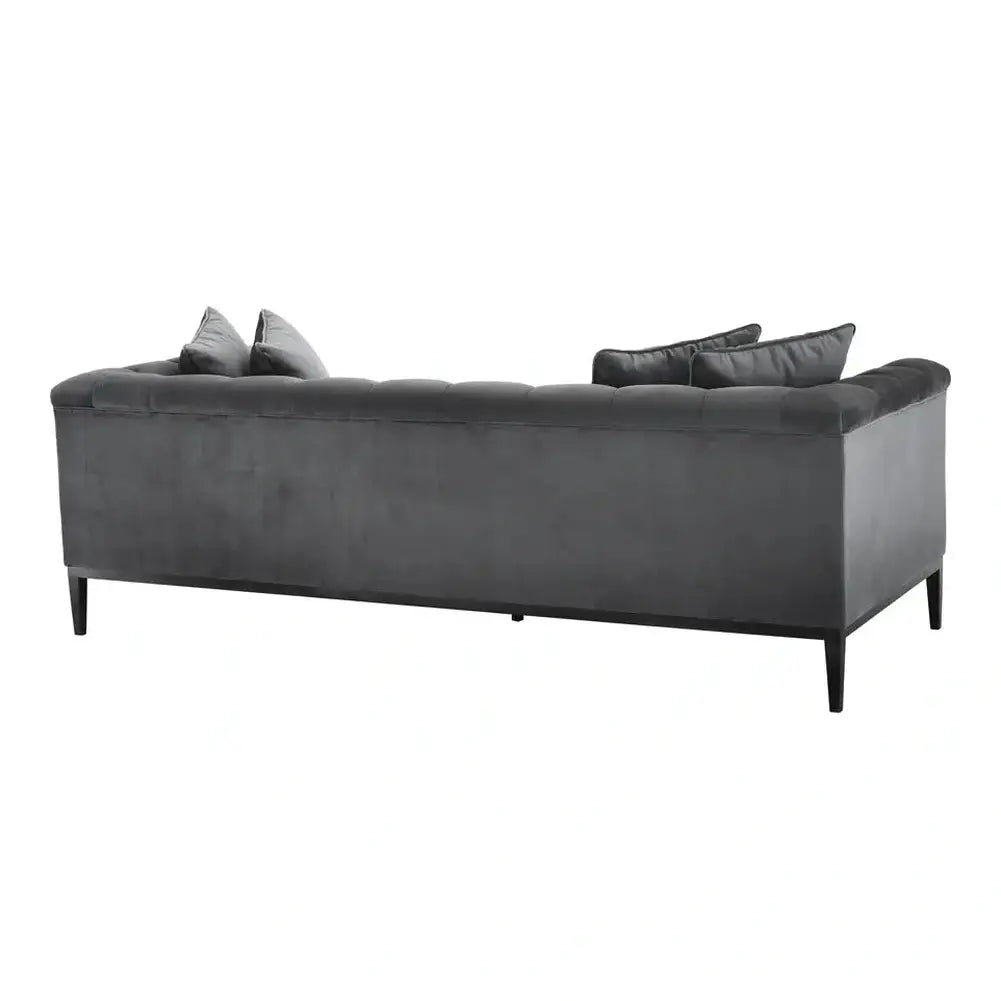 Product photograph of Eichholtz Cesare Sofa In Granite Grey from Olivia's.