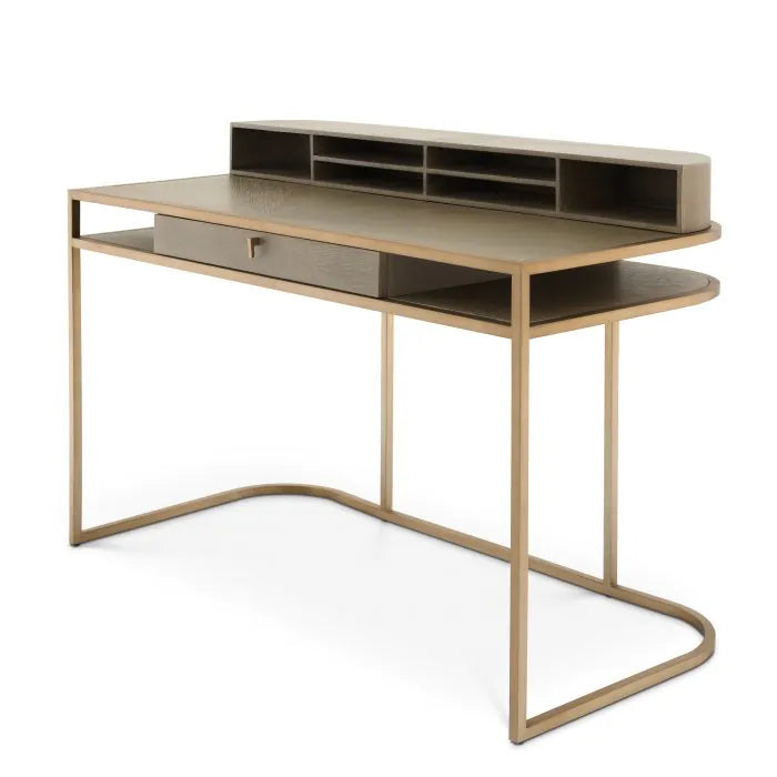 Product photograph of Eichholtz Highland Desk In Washed Oak Veneer from Olivia's