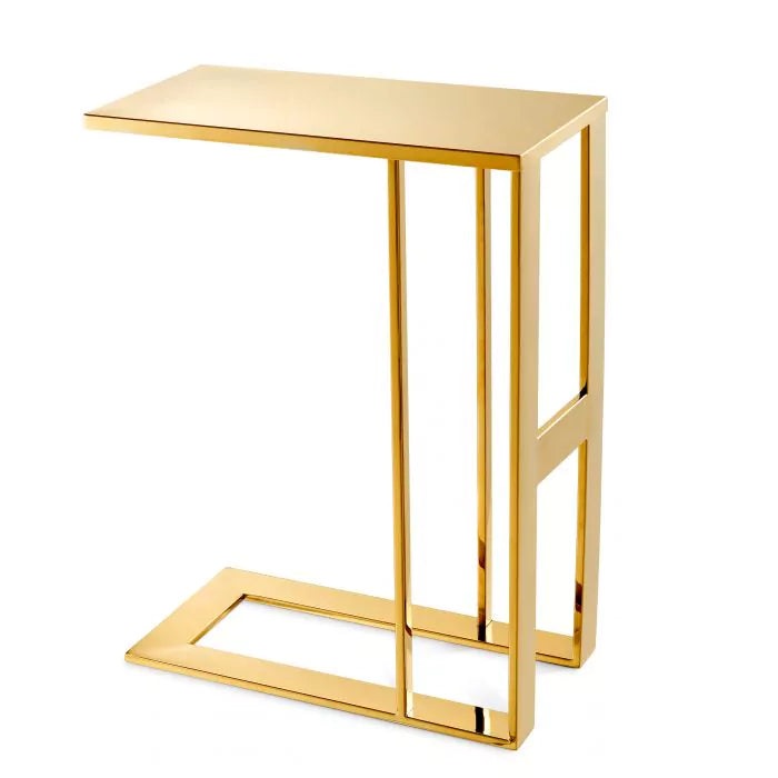 Product photograph of Eichholtz Pierre Side Table In Gold Finish from Olivia's