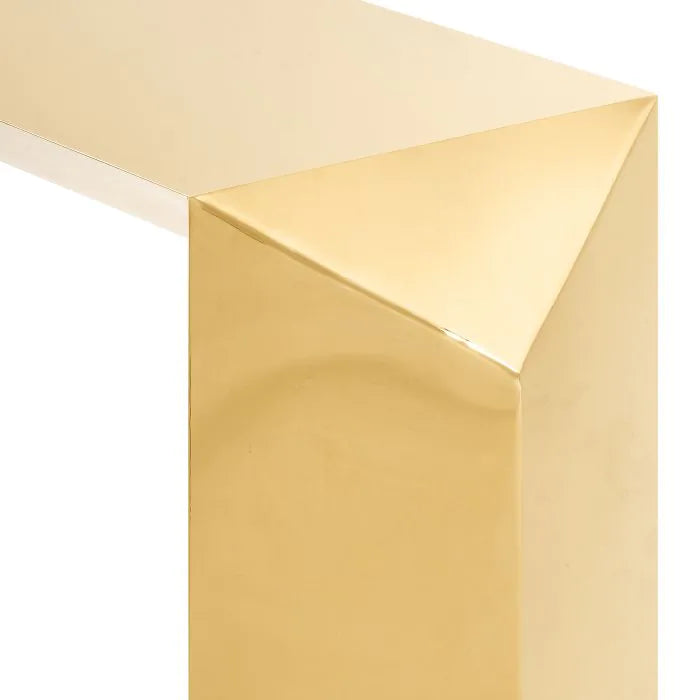 Product photograph of Eichholtz Carlow Console Table In Gold Finish from Olivia's.