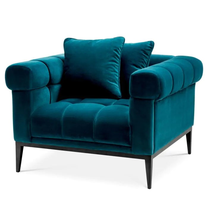 Eichholtz Aurelio Chair in Savona Sea Green Velvet