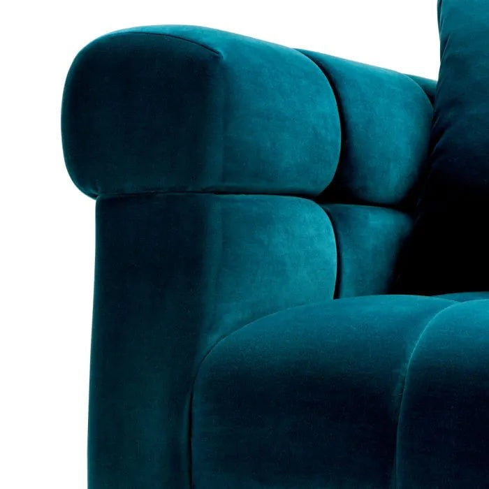 Product photograph of Eichholtz Aurelio Chair In Savona Sea Green Velvet from Olivia's.