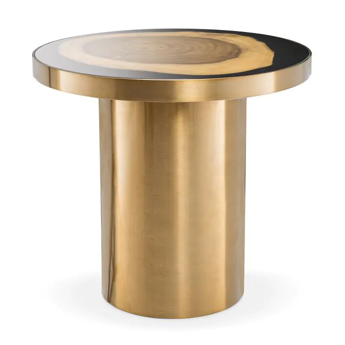 Product photograph of Eichholtz Concord Side Table In Brushed Brass Finish from Olivia's