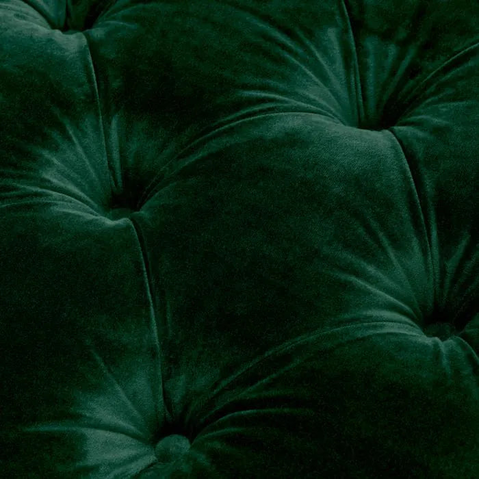 Product photograph of Eichholtz Castelle Chair In Roche Dark Green Velvet from Olivia's.