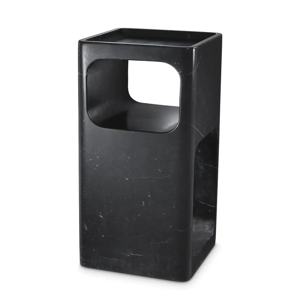 Adler Side Table - Black Marble