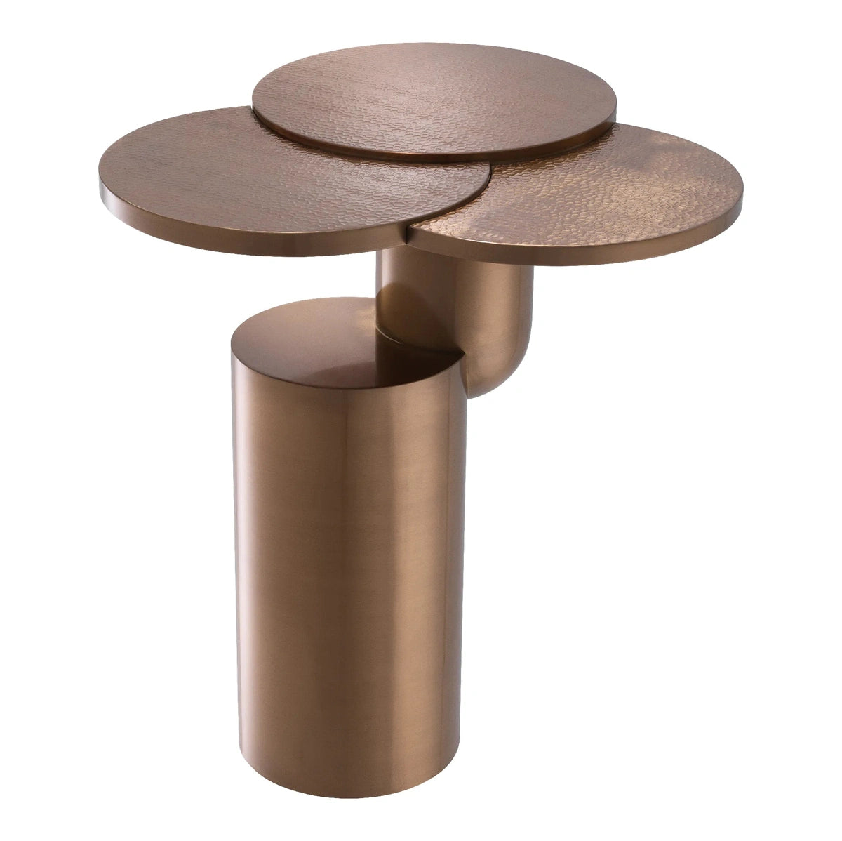 Eichholtz Armstrong Side Table In Brushed Copper Finish