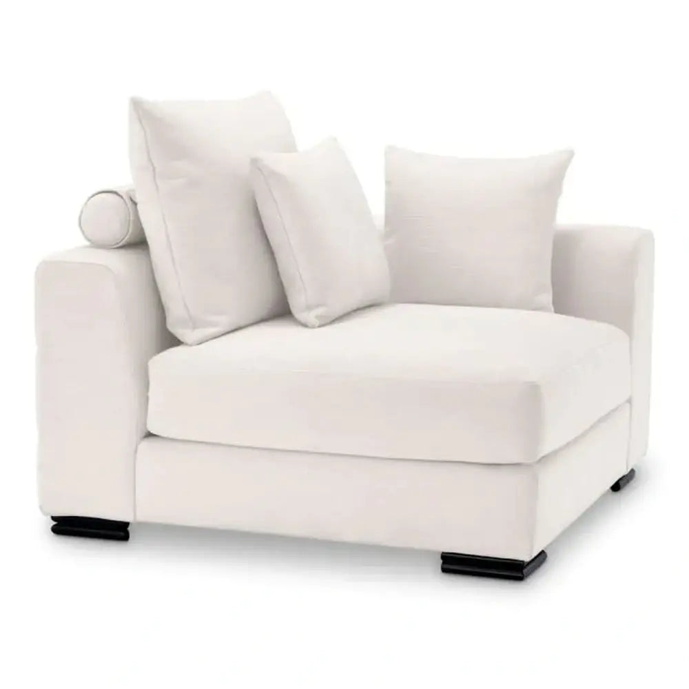 Product photograph of Eichholtz Clifford Corner Sofa In Avalon White from Olivia's