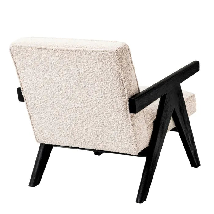 Product photograph of Eichholtz Greta Chair In Boucl Cream from Olivia's.