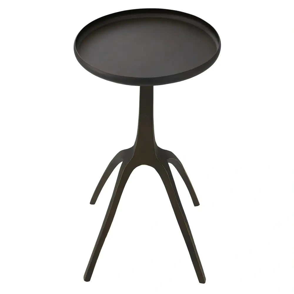 Product photograph of Eichholtz Laura Side Table In Bronze Finish from Olivia's.