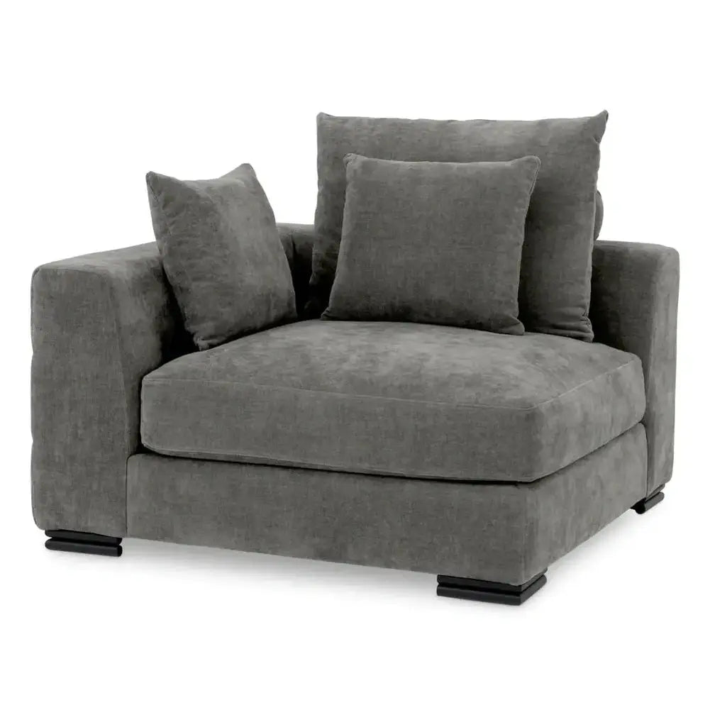 Eichholtz Clifford Corner Sofa In Clarck Grey