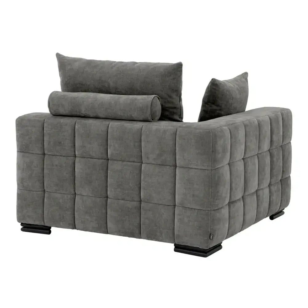 Product photograph of Eichholtz Clifford Corner Sofa In Clarck Grey from Olivia's.