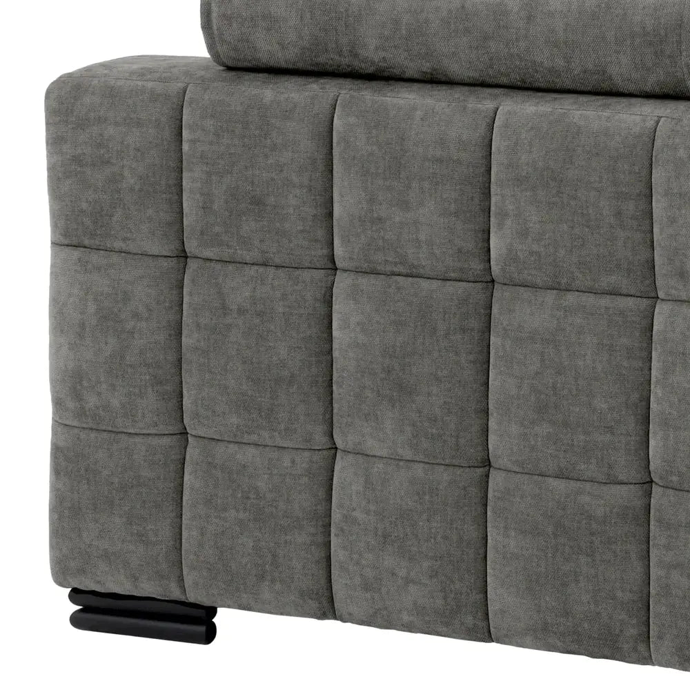Product photograph of Eichholtz Clifford Corner Sofa In Clarck Grey from Olivia's.