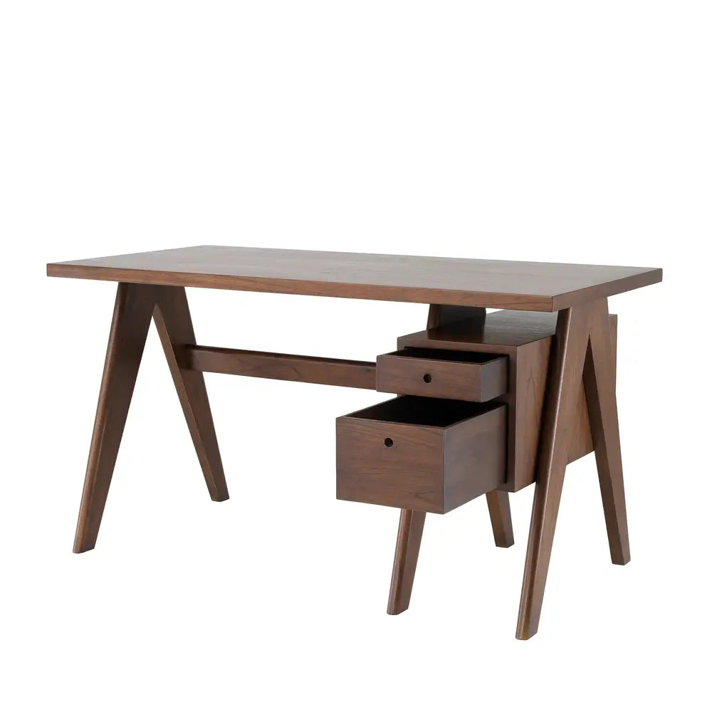 Product photograph of Eichholtz Jullien Desk In Classic Brown from Olivia's.