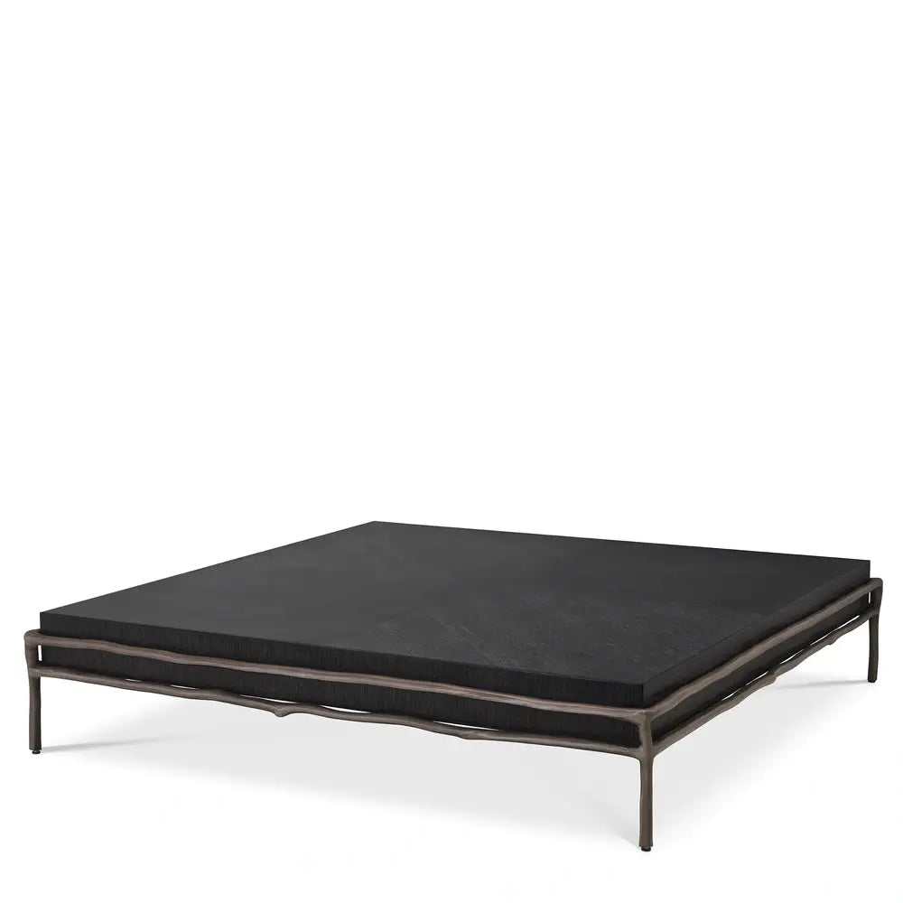 Product photograph of Eichholtz Premier Coffee Table In Charcoal Grey Oak Veneer from Olivia's