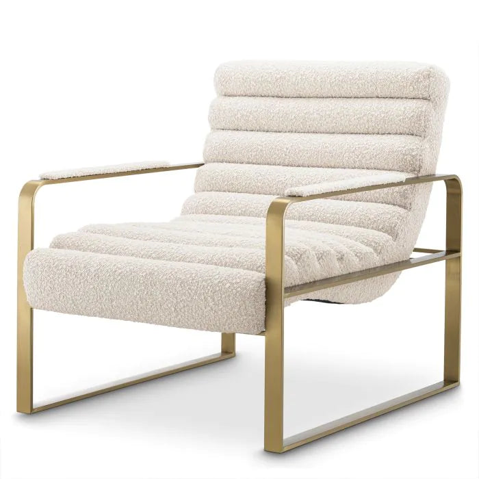 Product photograph of Eichholtz Olsen Chair In Olsen Boucl Cream from Olivia's