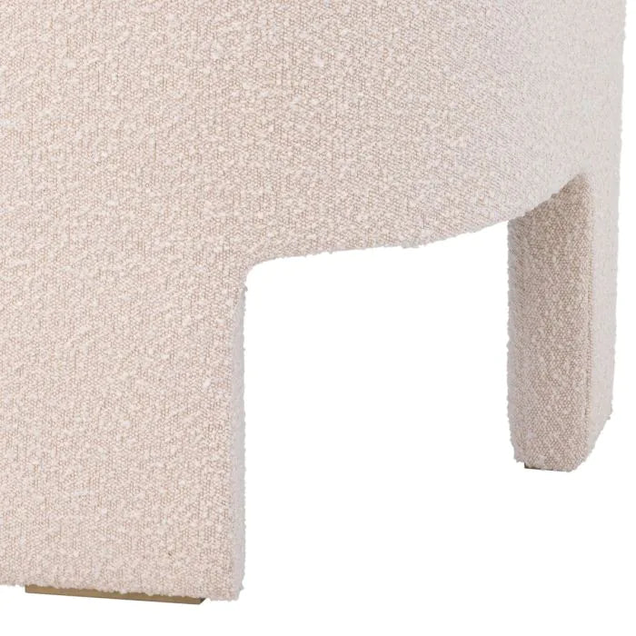 Product photograph of Pebbles Chair - Boucl Cream from Olivia's.