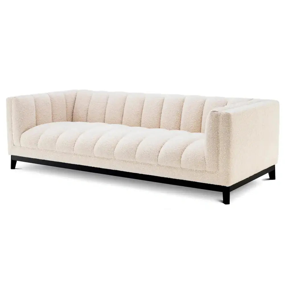 Product photograph of Eichholtz Ditmar Sofa In Boucl Cream from Olivia's