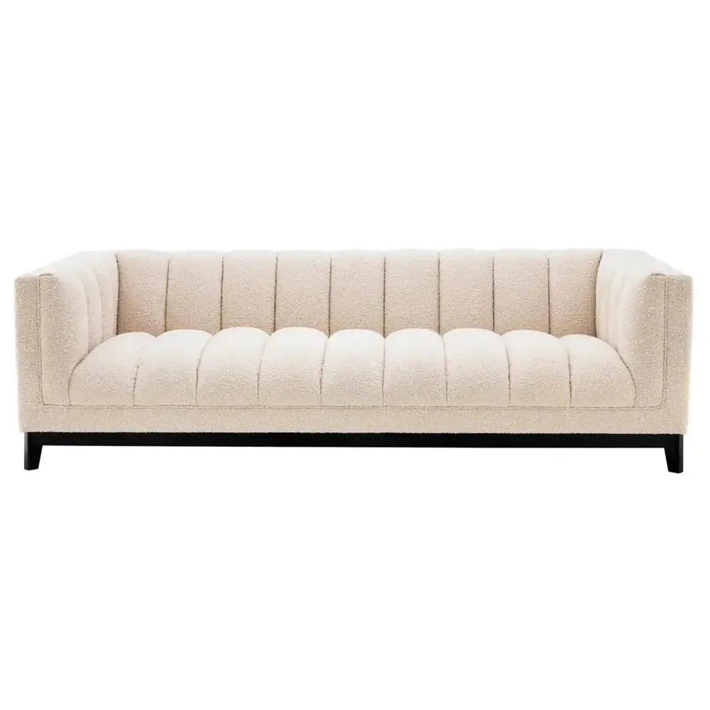 Product photograph of Eichholtz Ditmar Sofa In Boucl Cream from Olivia's.
