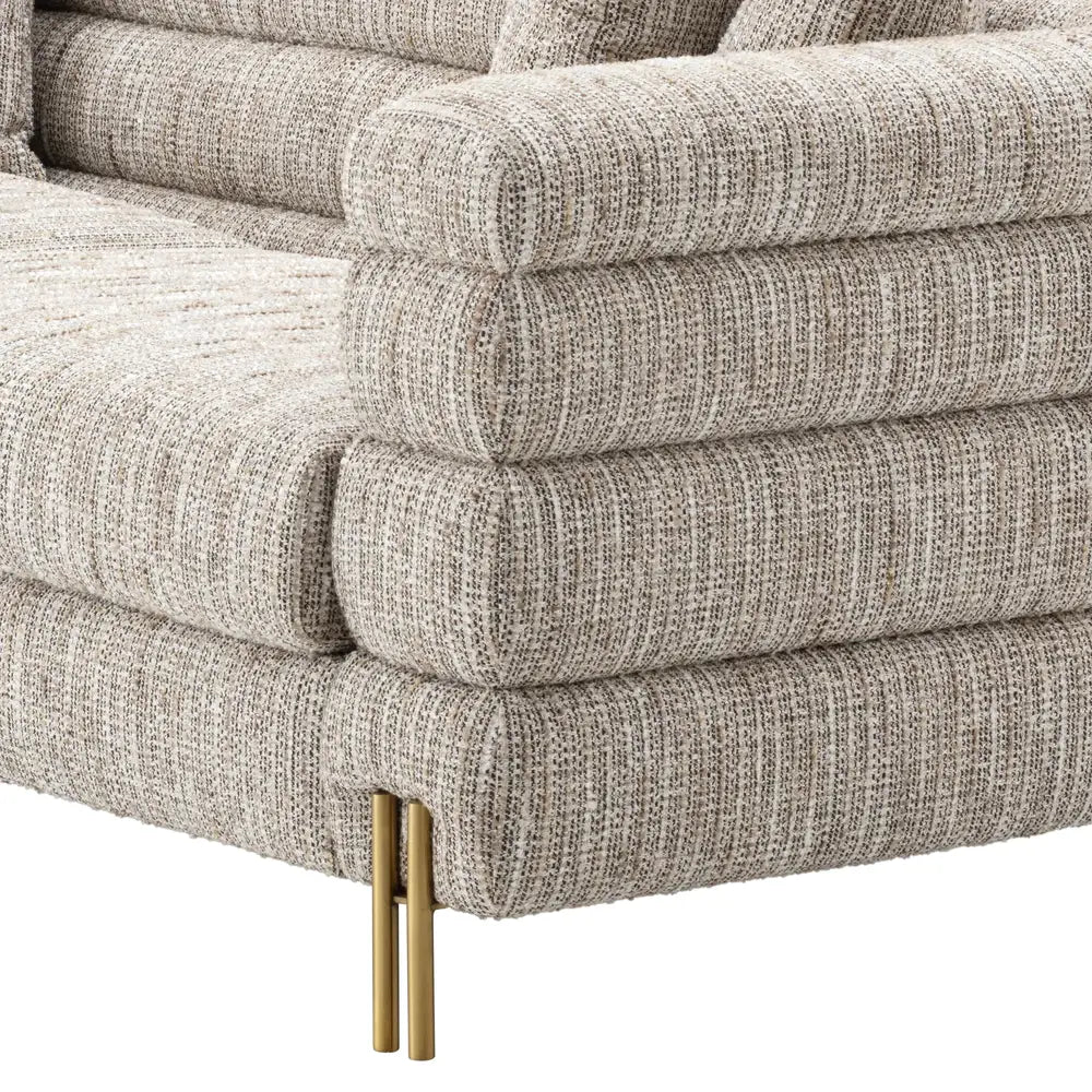 Product photograph of Eichholtz York Sofa In Mademoiselle Beige from Olivia's.