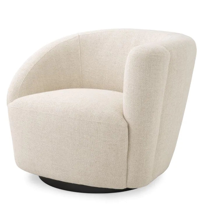 Eichholtz Colin Right Swivel Chair In Pausa Natural